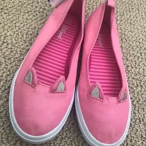 NEW! Super cute D-Signed pink glittery kitty shoes